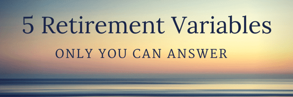 retirement variables