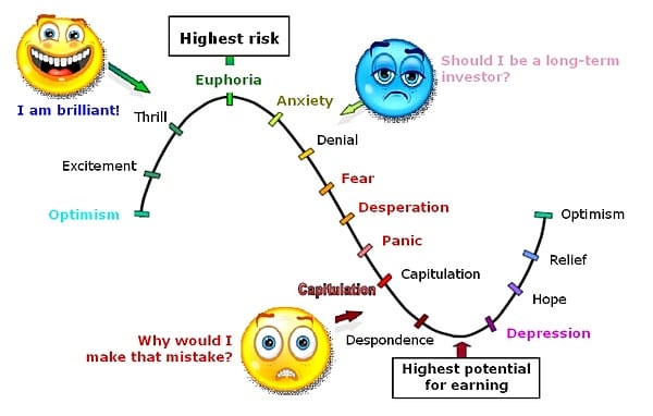 emotions investing in stock market